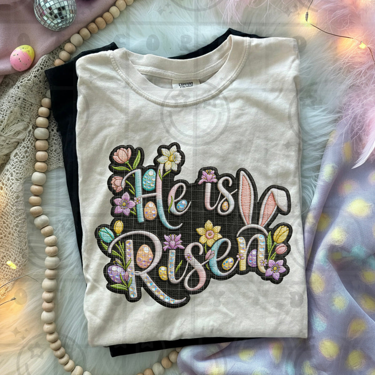 He is risen flowers (HW) DTF Transfer