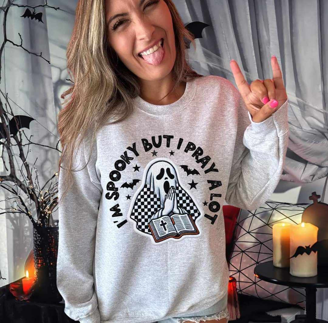 I’m spooky but I pray a lot 50207 DTF transfer