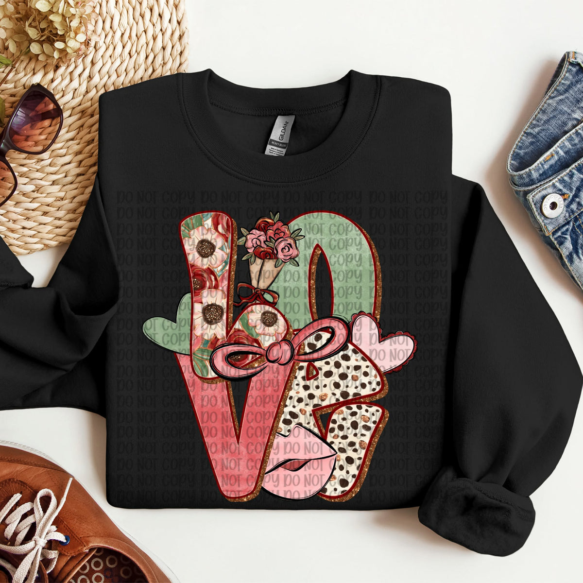 Love flowers (VP) DTF transfer