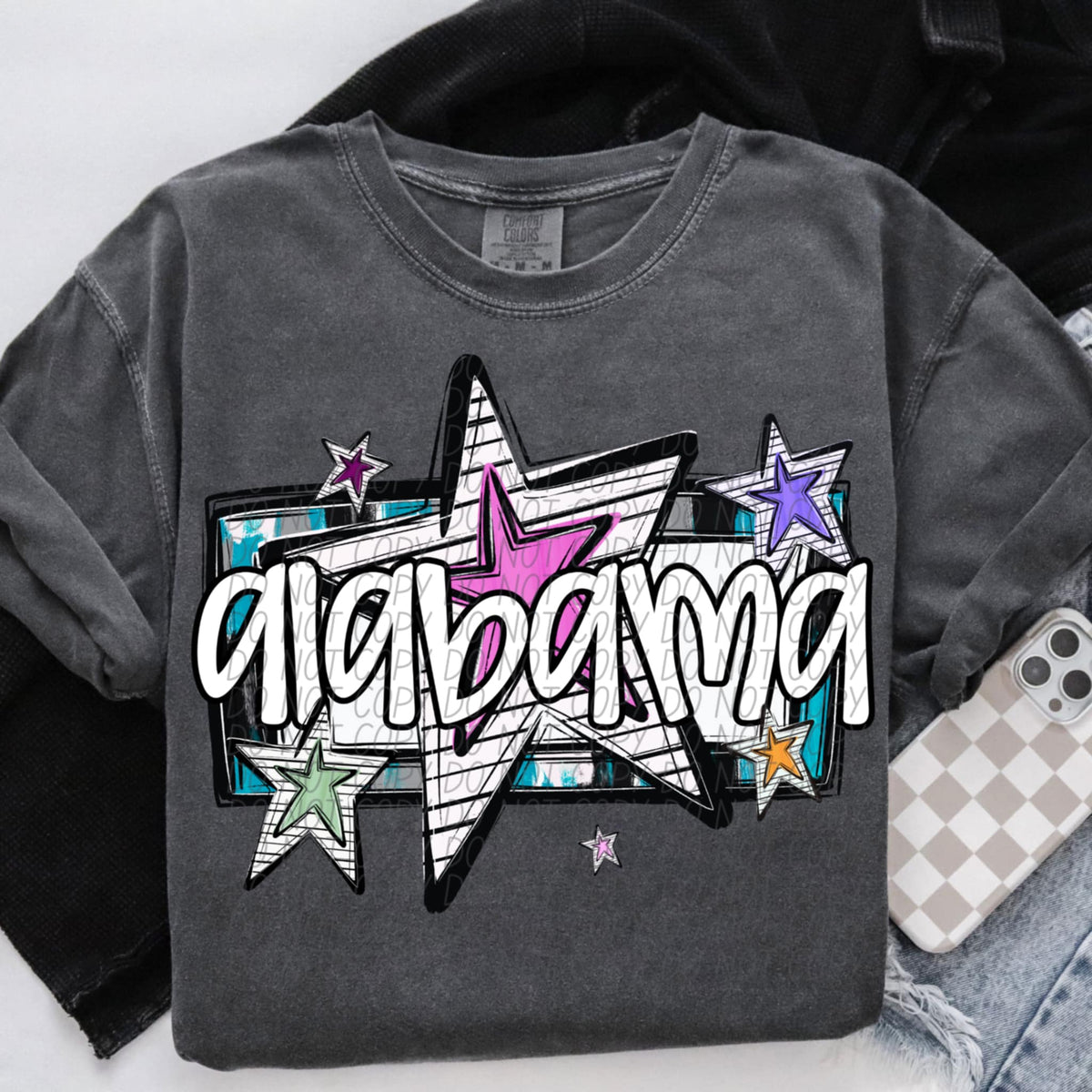 Alabama stars (CITY) 85371 DTF transfer