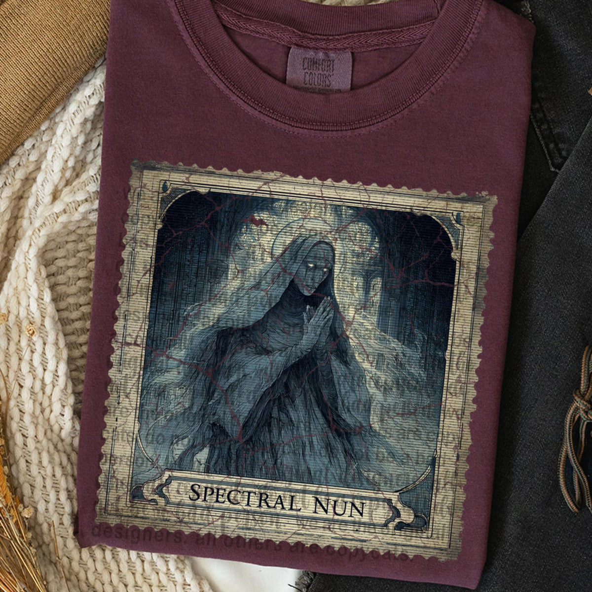 Spectral nun stamp (TTD) 107965 DTF transfer