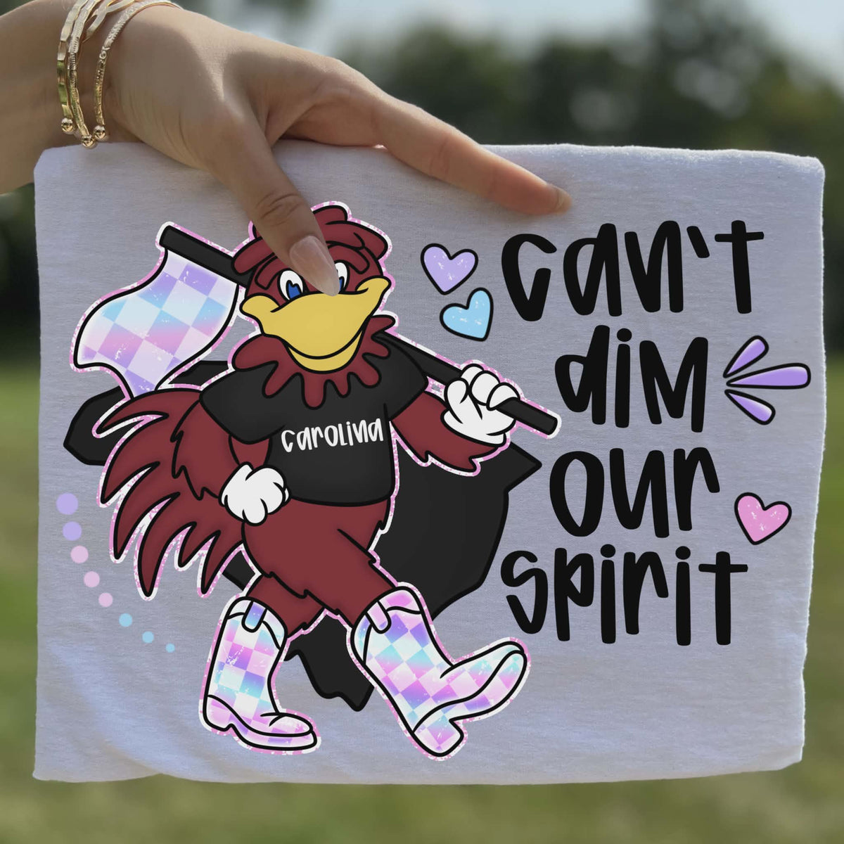 Can’t dim our spirit (CMD) DTF transfer
