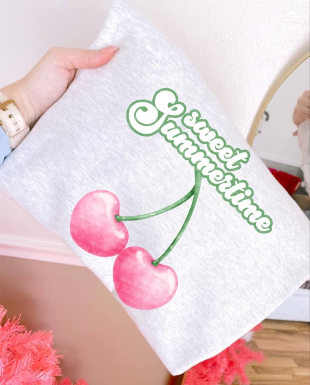 Sweet summertime cherries (UD) 99564 DTF transfer