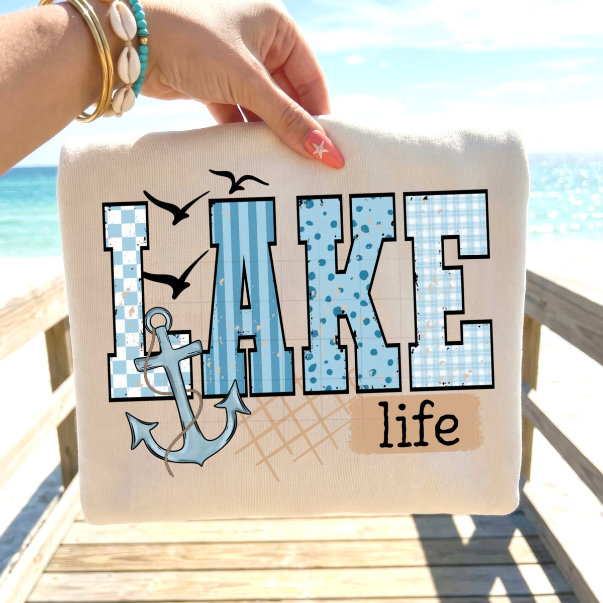Lake Life anchor (CSC) DTF Transfer