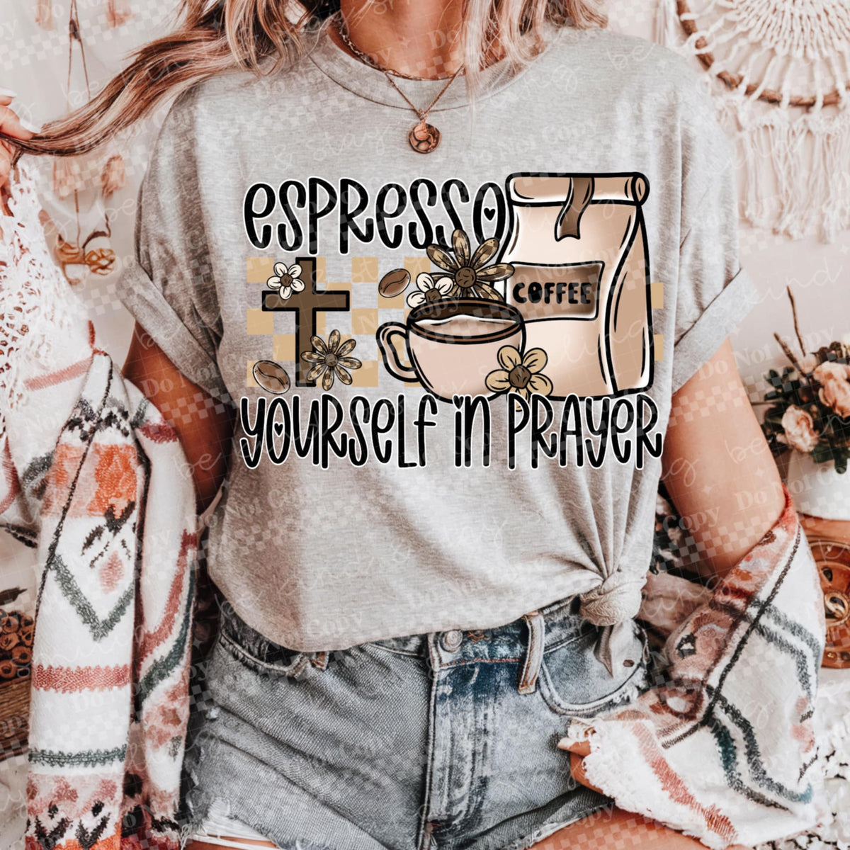 Espresso yourself in Jesus 107171 DTF transfer