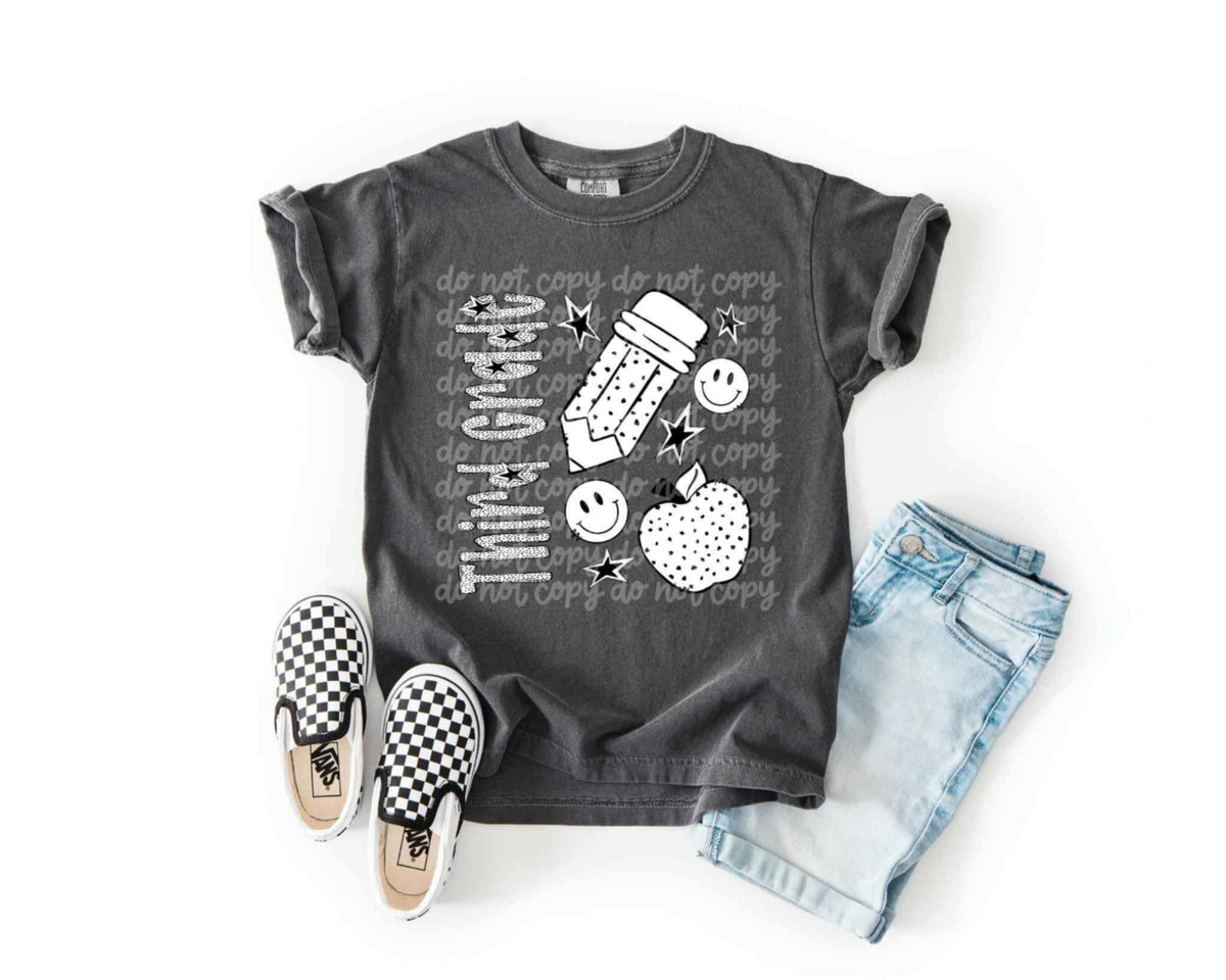 Third grade polka dot 106697 DTF transfer