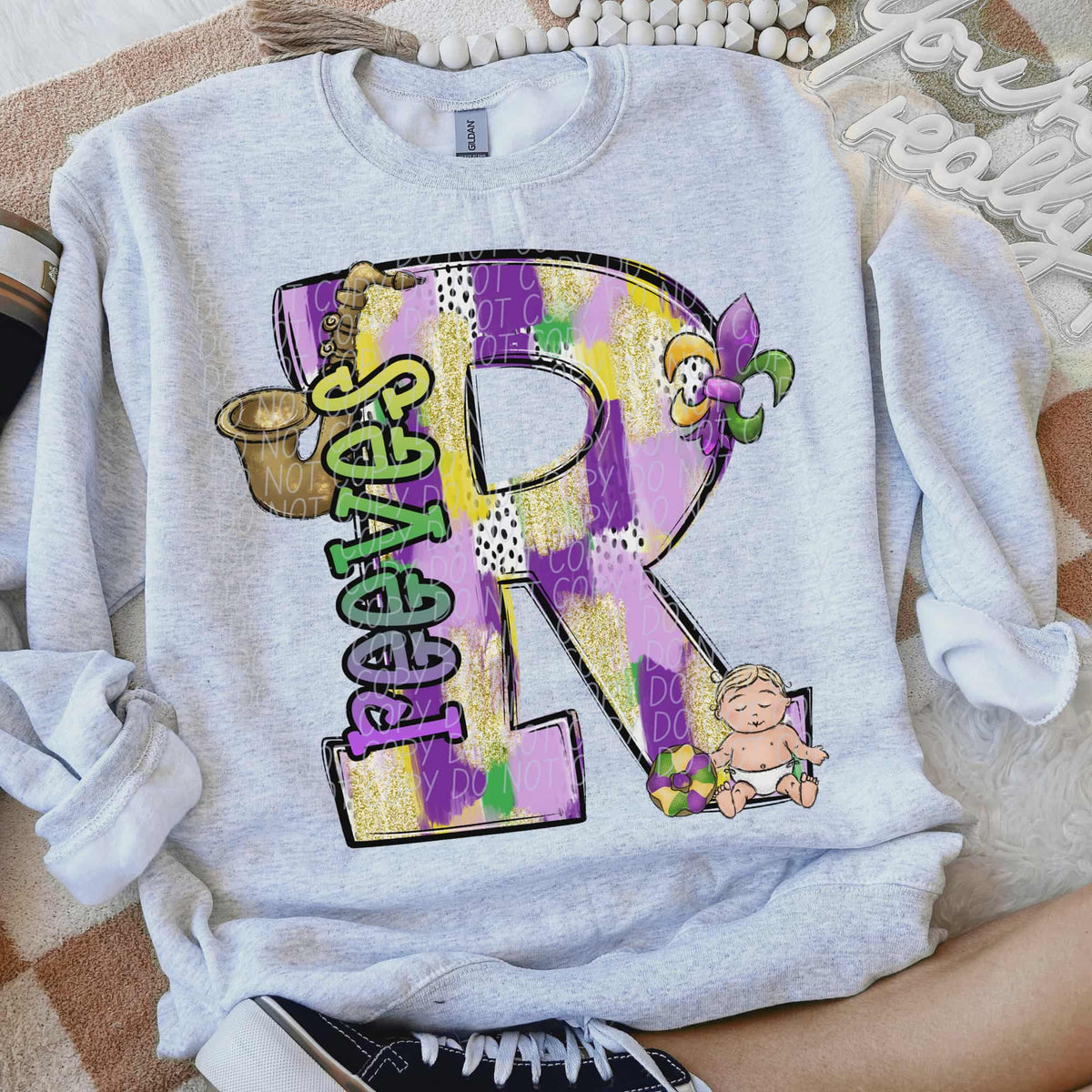 Reeves Mardi Gras (city) DTF Transfer