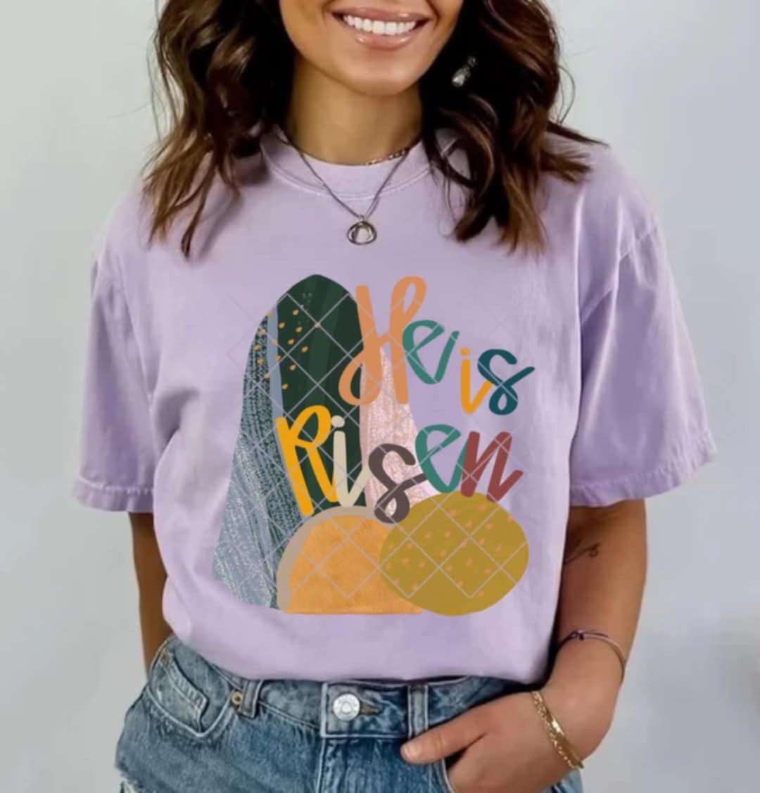He is risen muted 94786 DTF transfer