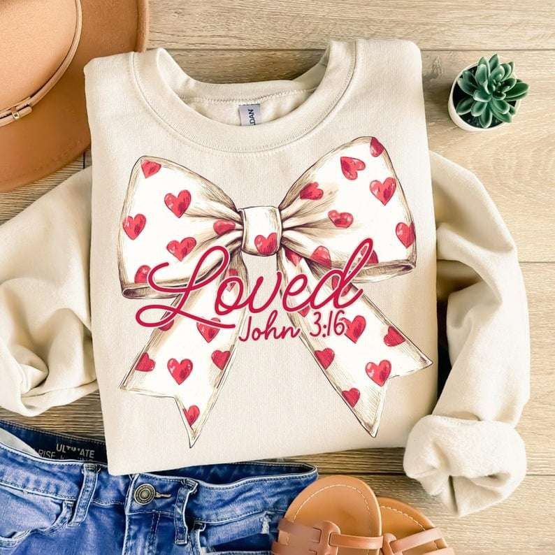 Loved John 3:16 75845 DTF transfer