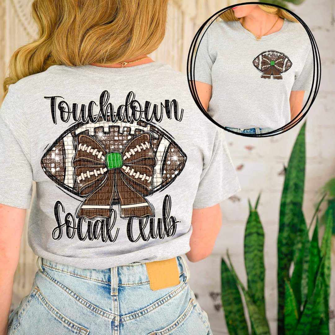 Touchdown social club BACK 52817 DTF transfer