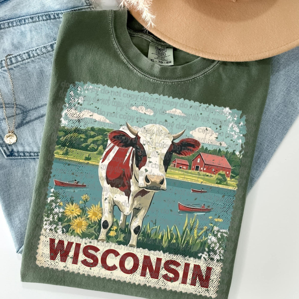 Wisconsin State Stamp (TTD) 99063 DTF transfer