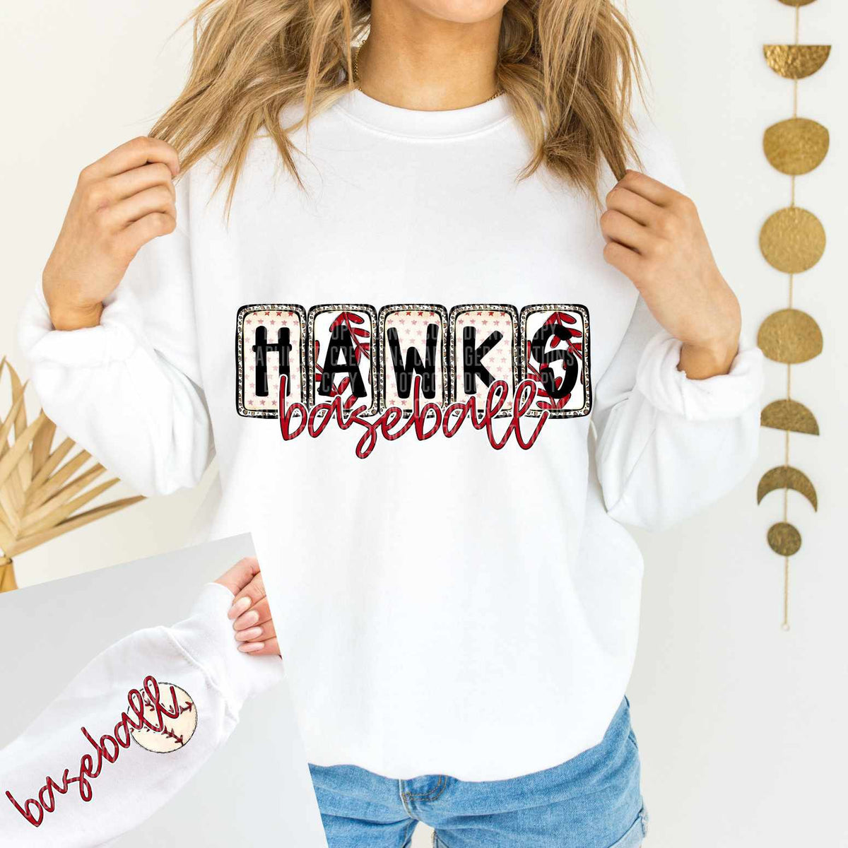 Hawks Baseball FRONT (caplinger) 82606 DTF transfer