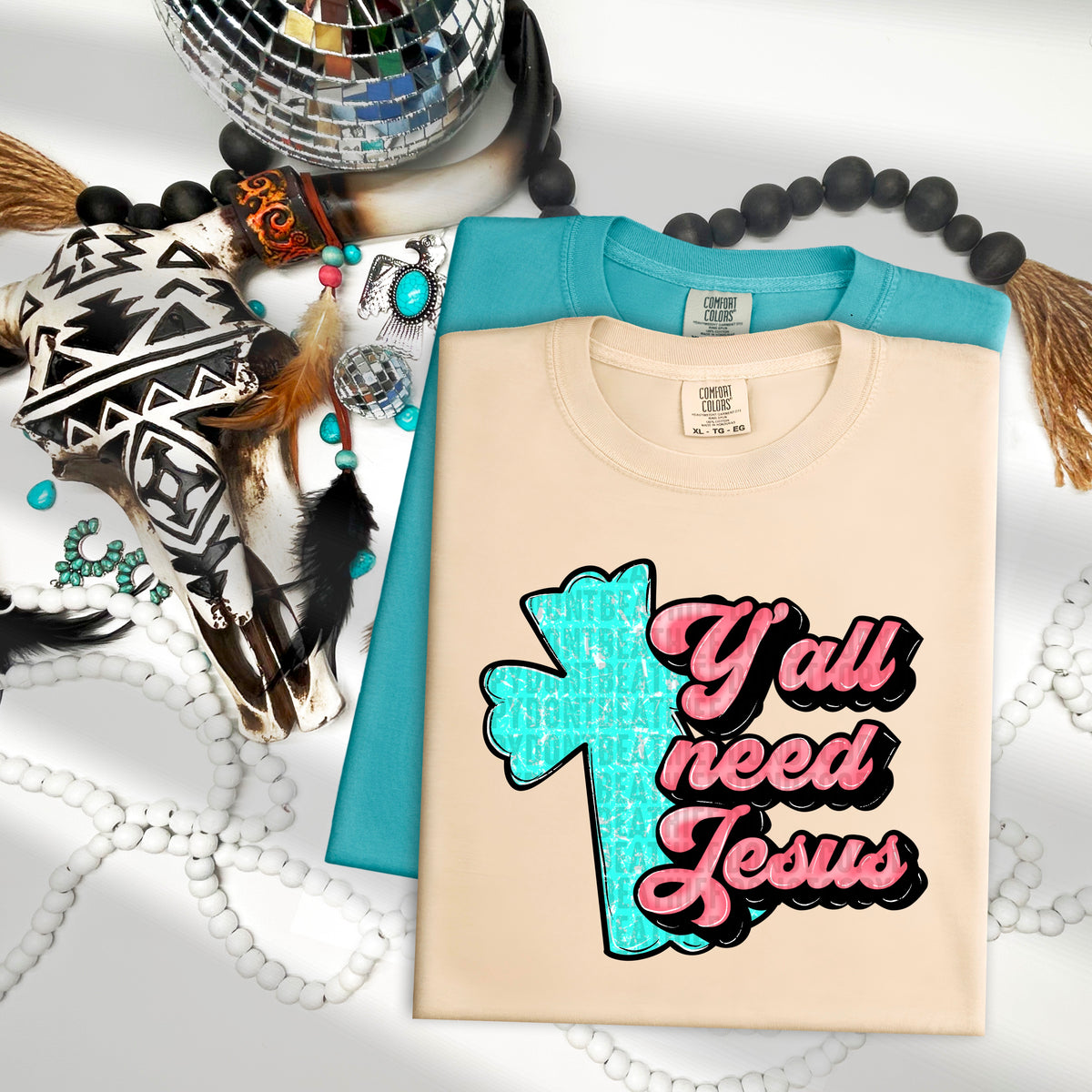 Y’all need Jesus 103383 DTF transfer