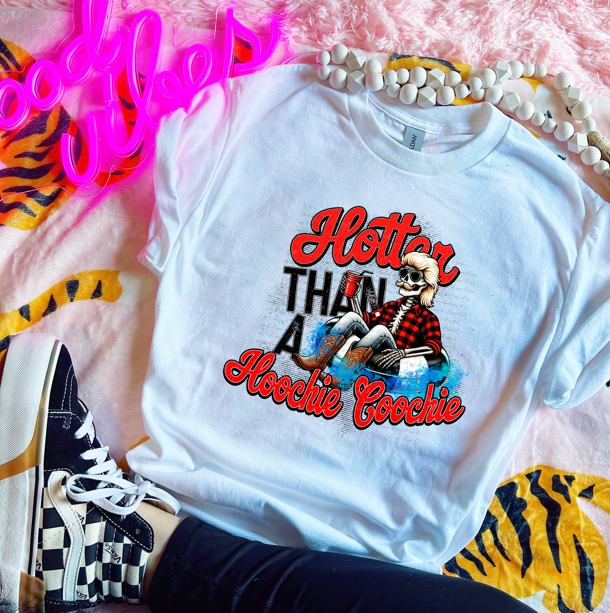 Hotter than a hoochie coochie (skelly) 30682 DTF transfers