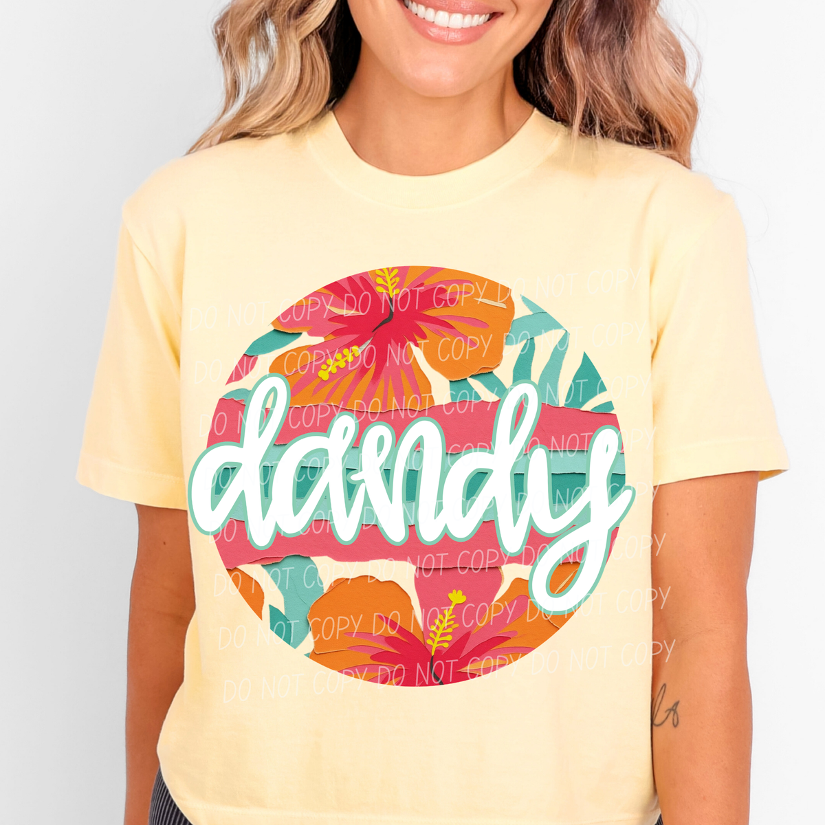 Dandy tropical circle (City) DTF Transfer