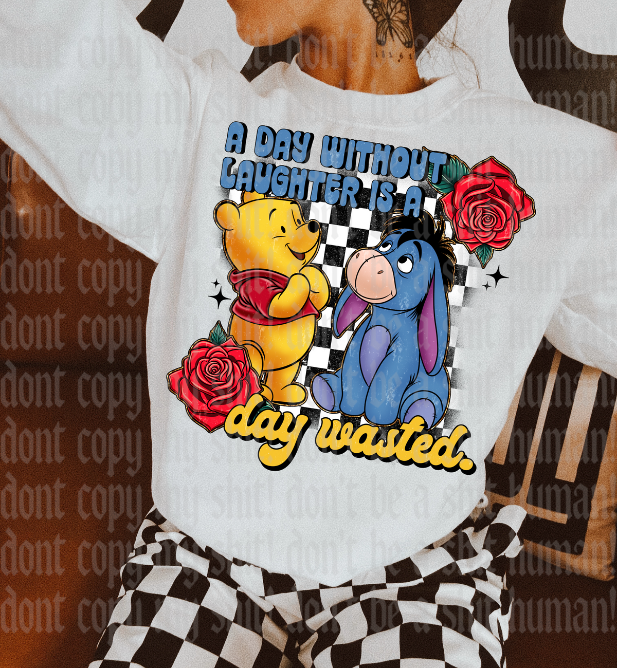 PB a day without laughter is a day wasted (Lyttle) DTF Transfer