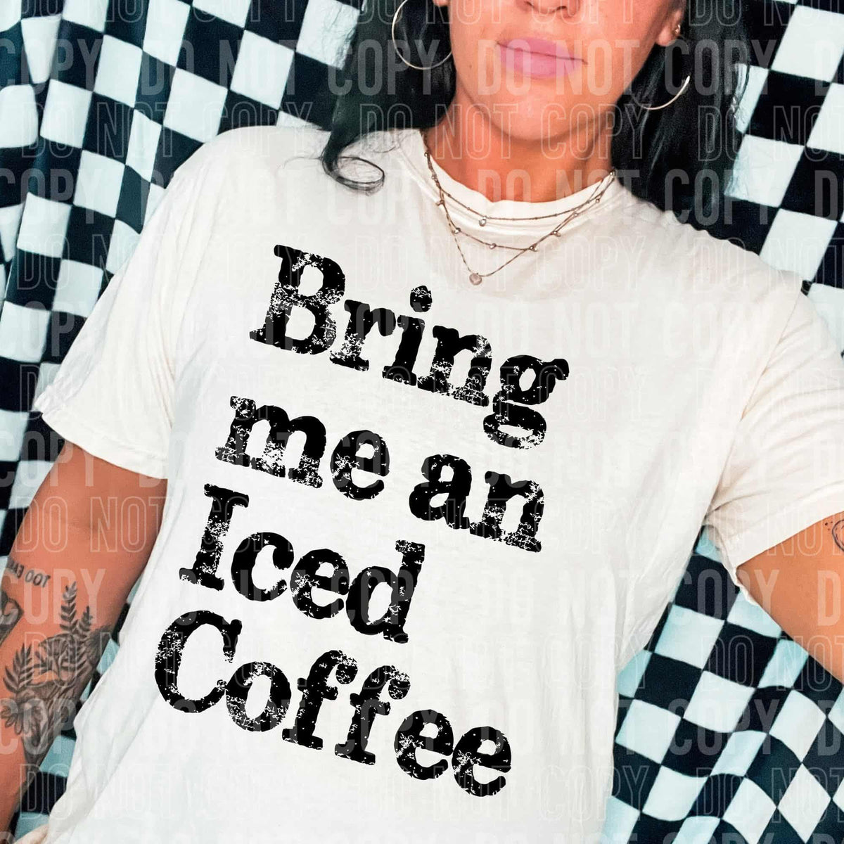 Bring me an iced coffee (SBB) DTF transfer