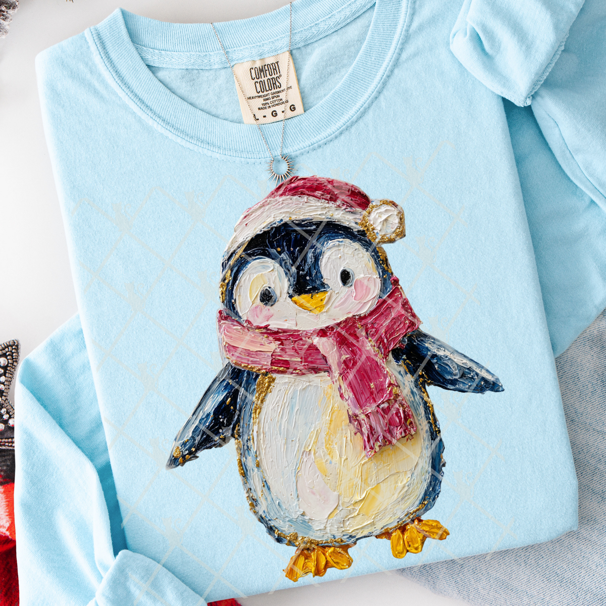 Faux Paint Penguin (TTD) DTF Transfer