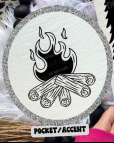 Nature is the best therapy pocket (Linda) 106650 DTF transfer