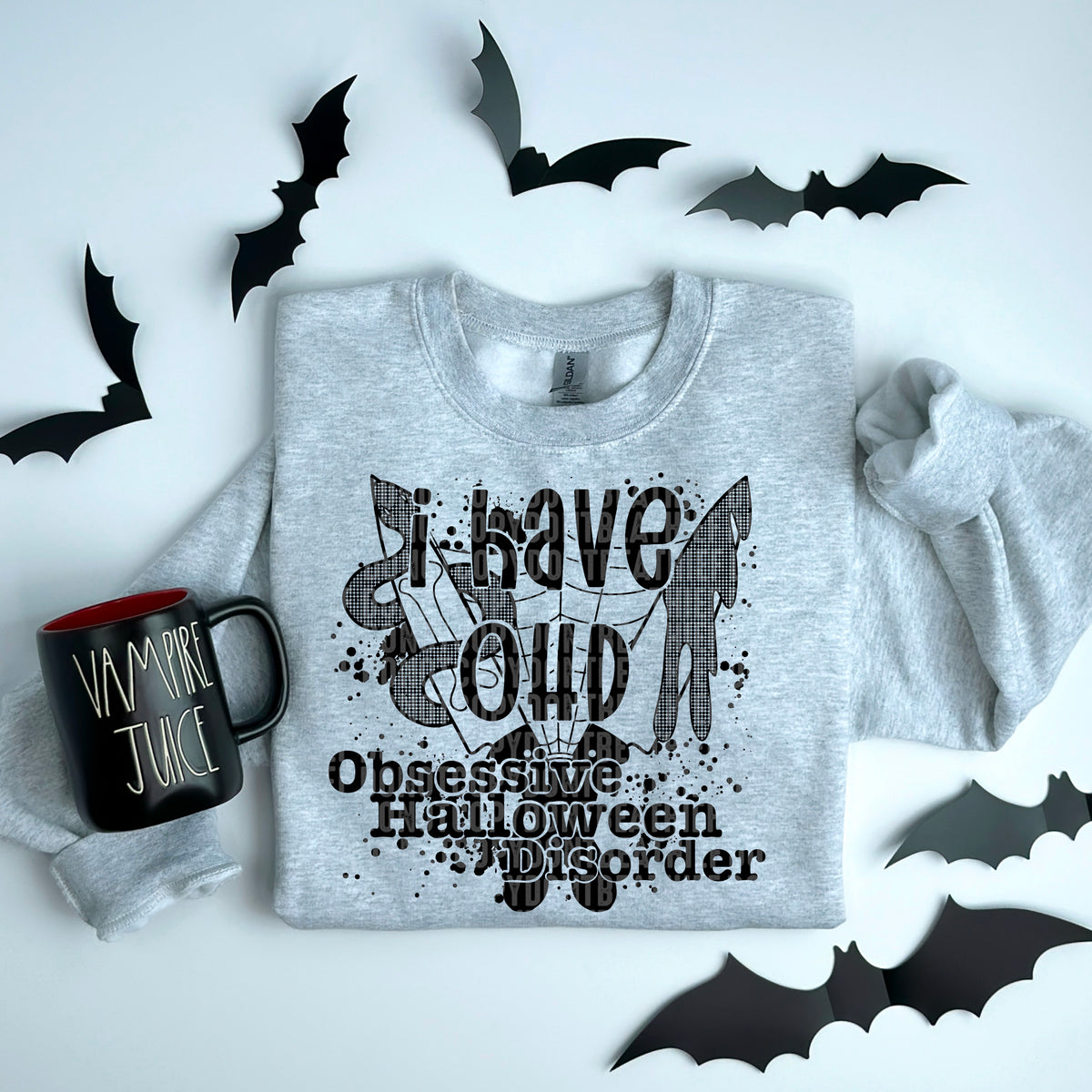 I have OHD obsessive Halloween disorder 103675 DTF transfer