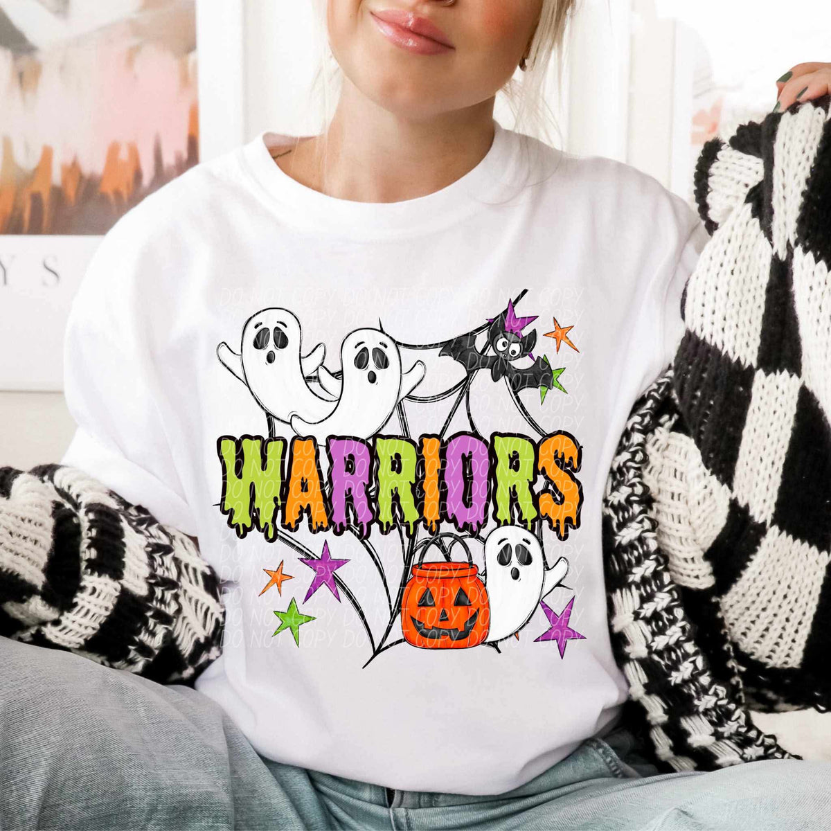 Warriors Halloween (City) DTF transfer