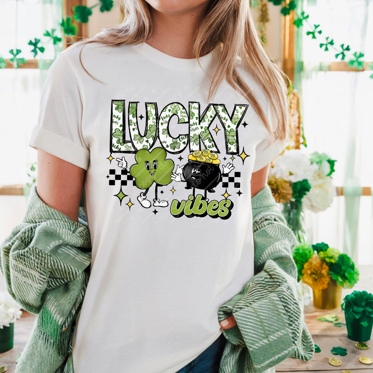 Lucky Vibes (exclusive) DTF Transfer