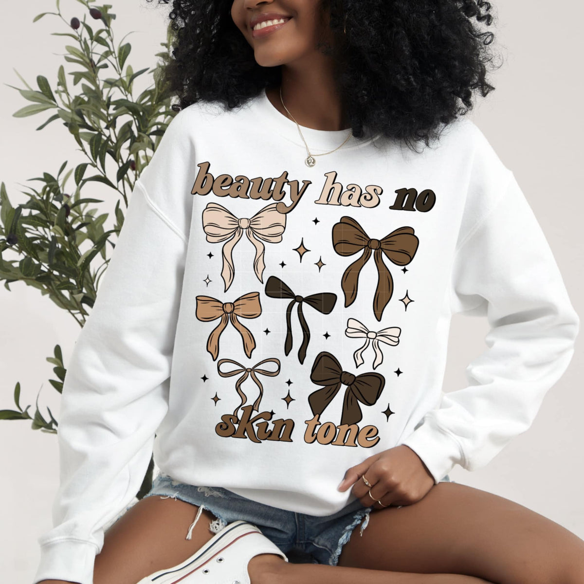 Beauty has no skin tone (CSC) 92775 DTF transfer