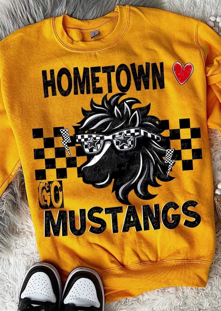 Hometown mustangs (VIRGO) 55697 DTF transfer