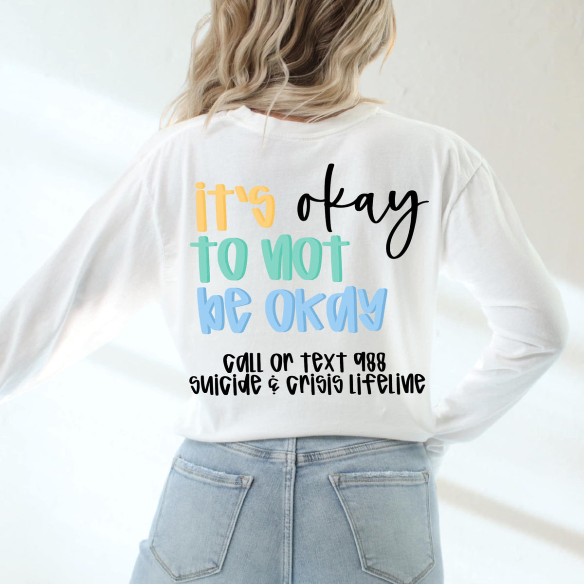 It’s okay to not be okay (CMD) 99609 DTF transfer