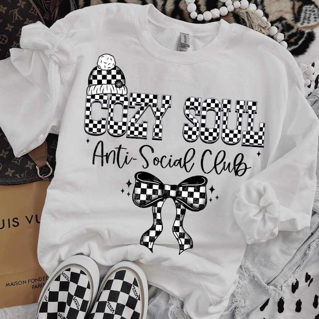 Cozy soul anti-social club (VIRGO) 70603 DTF transfer