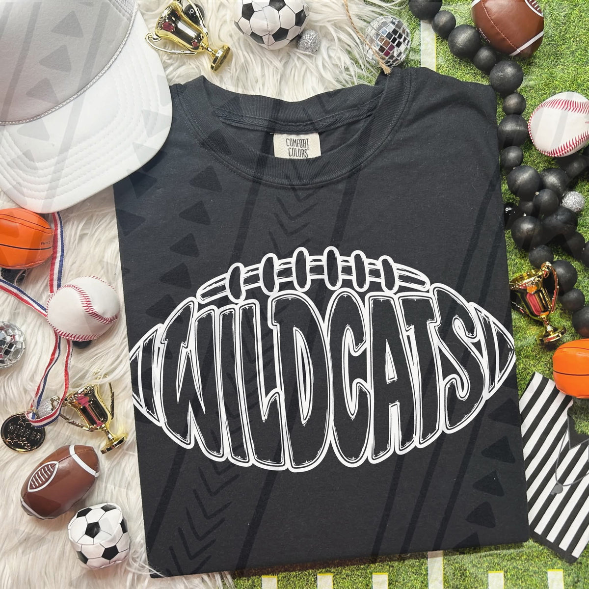 Wildcats football WHITE (Kai) DTF Transfer