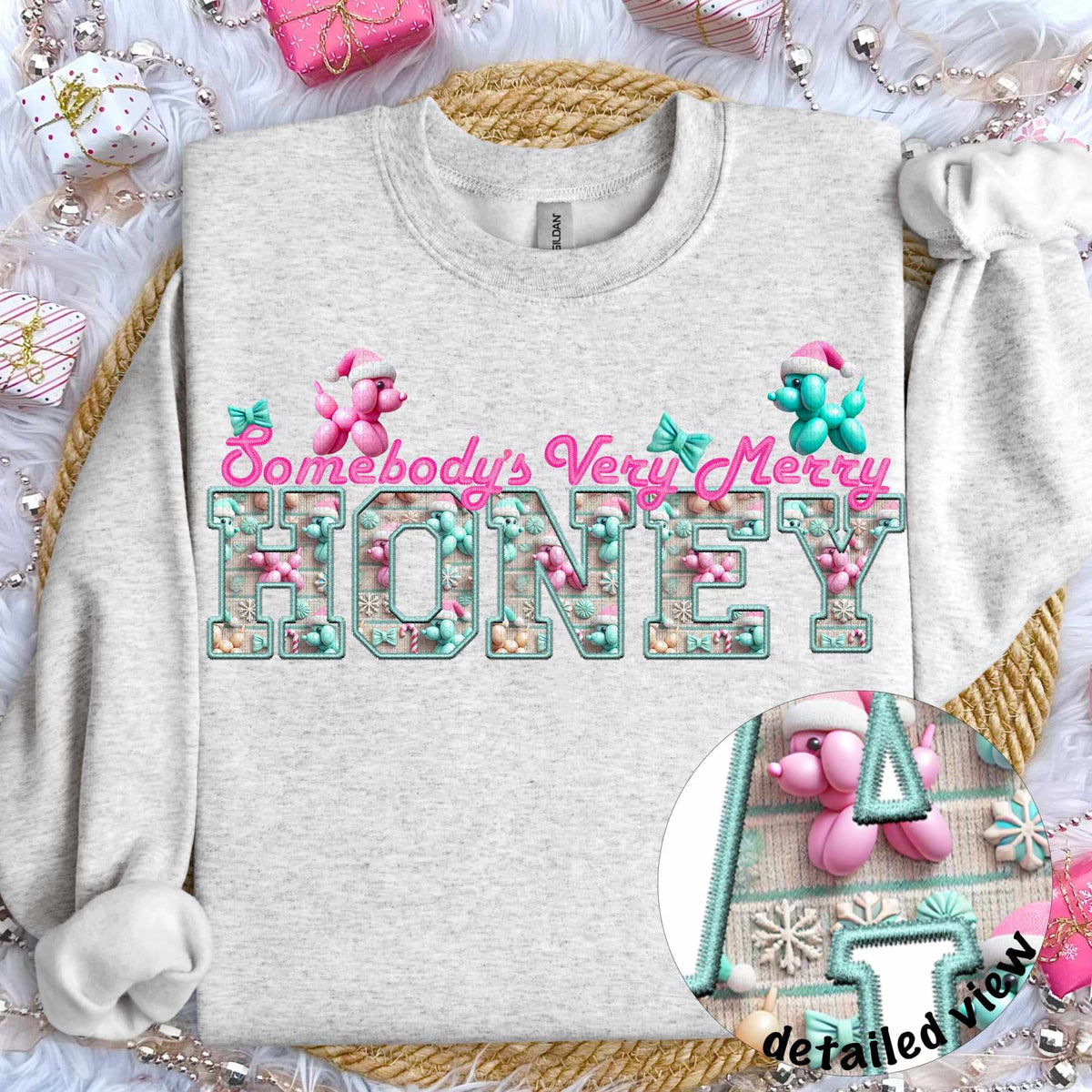 Somebody’s very merry honey (HW) 64424 DTF transfer