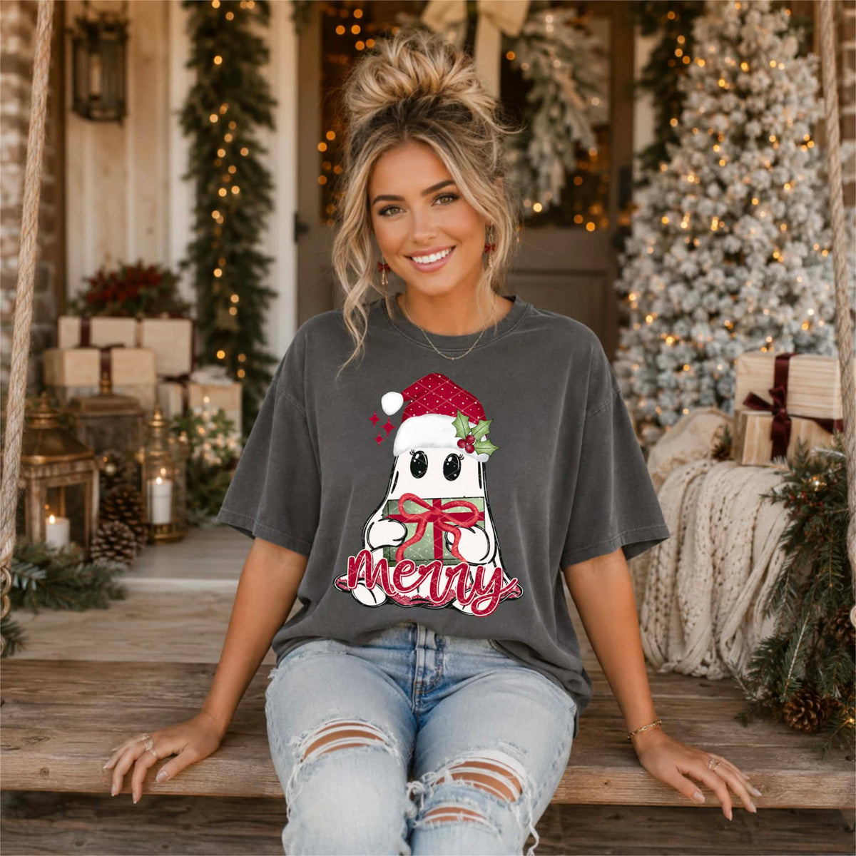 Merry ghost SDD DTF transfer
