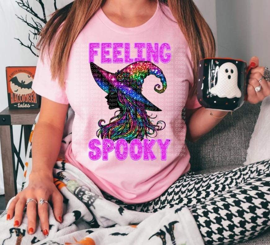 Feeling spooky witch (DDD) 55199 DTF transfer