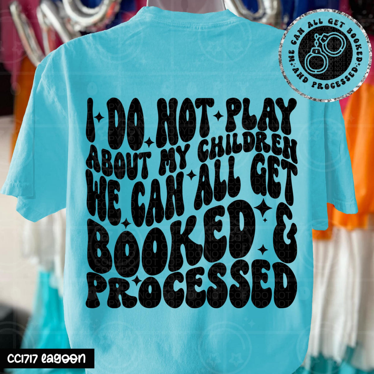 I do not play about my children BACK (HW) 95751 DTF transfer