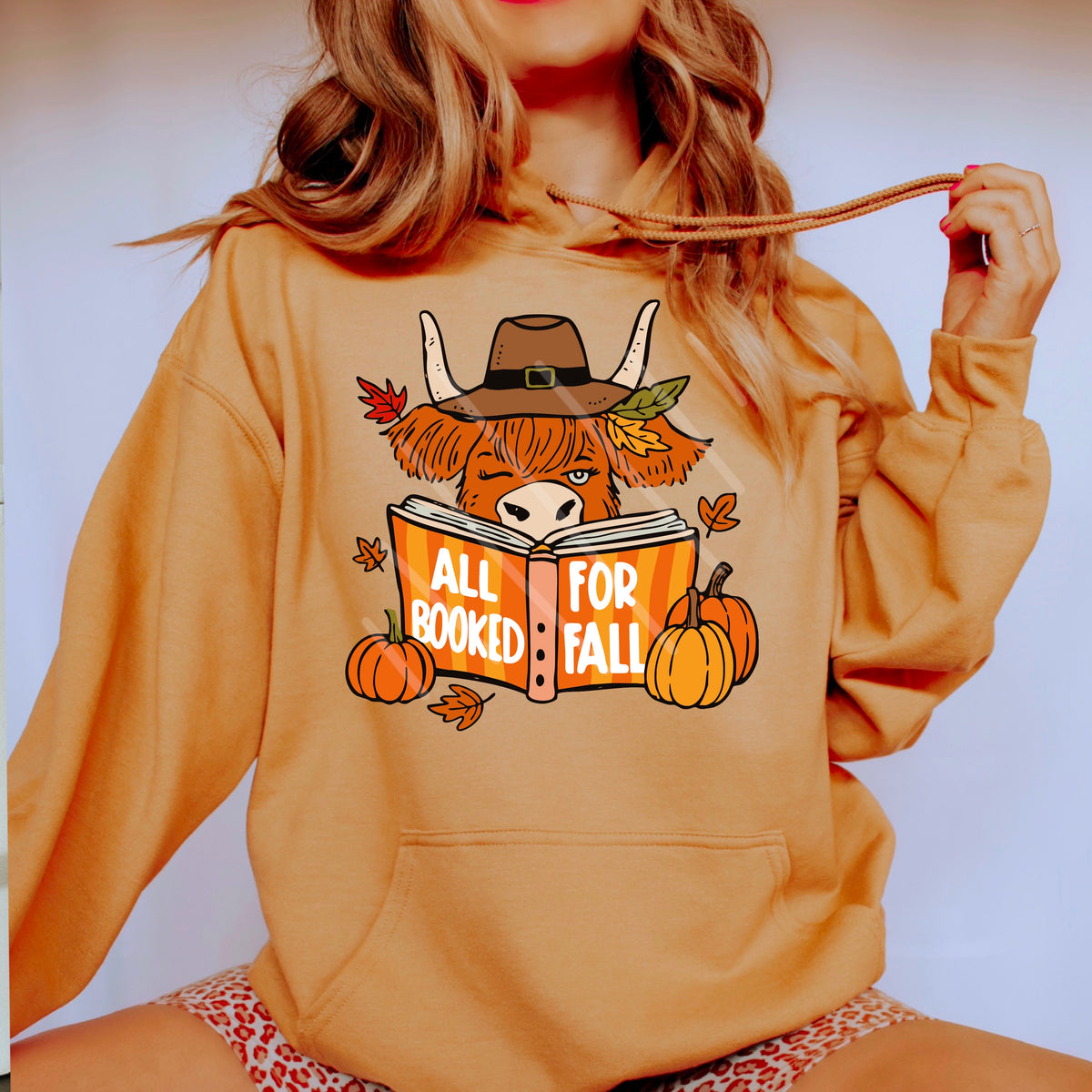 All Booked For Fall Cow 110864 DTF transfer