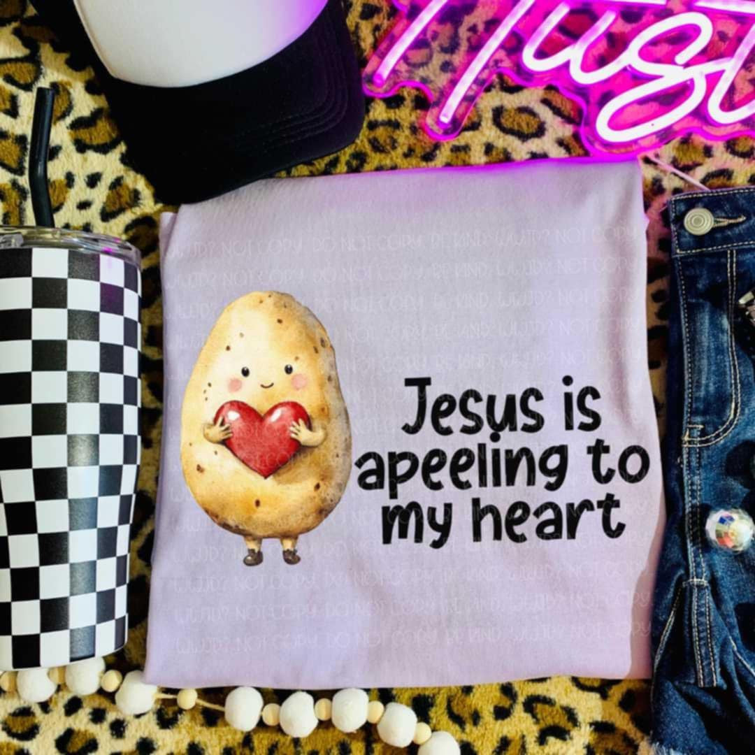 Jesus is apeeling to my heart (Vehement) 99143 DTF transfer
