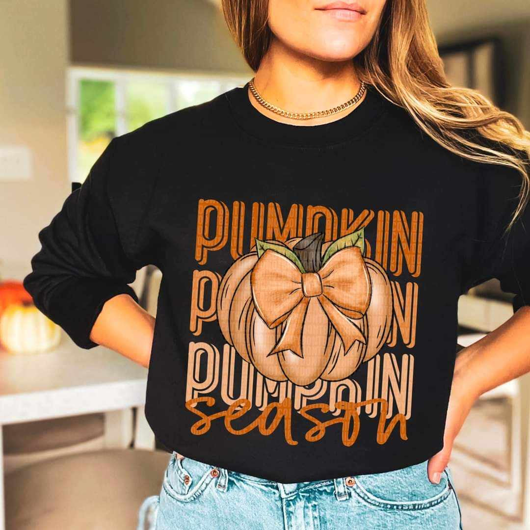 Pumpkin season stacked 52825 DTF transfer