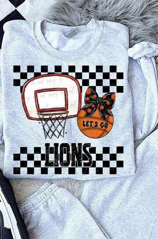 Let’s go lions basketball (VIRGO) 65832 DTF transfer