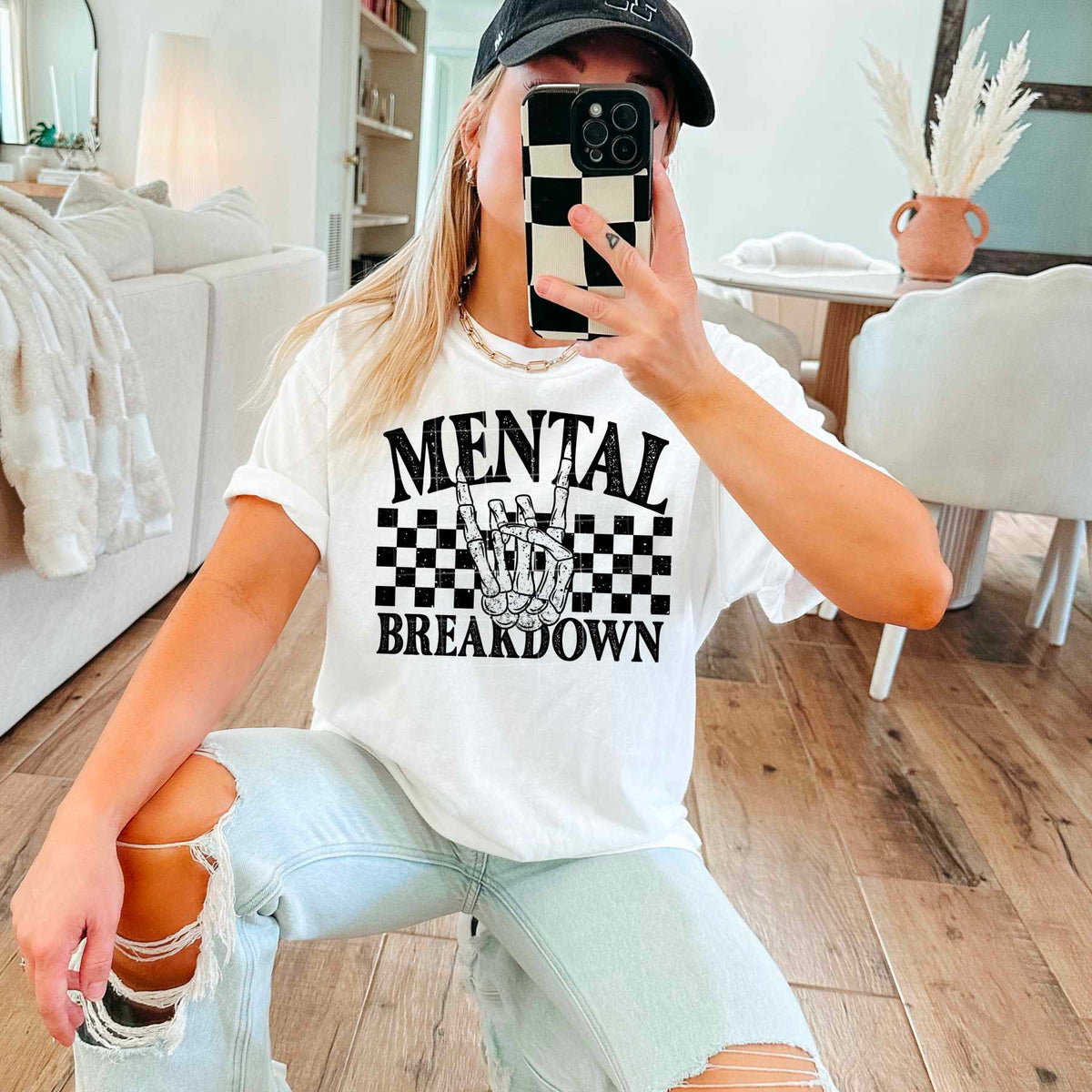 Mental breakdown BLACK (CSC) 79692 DTF transfer