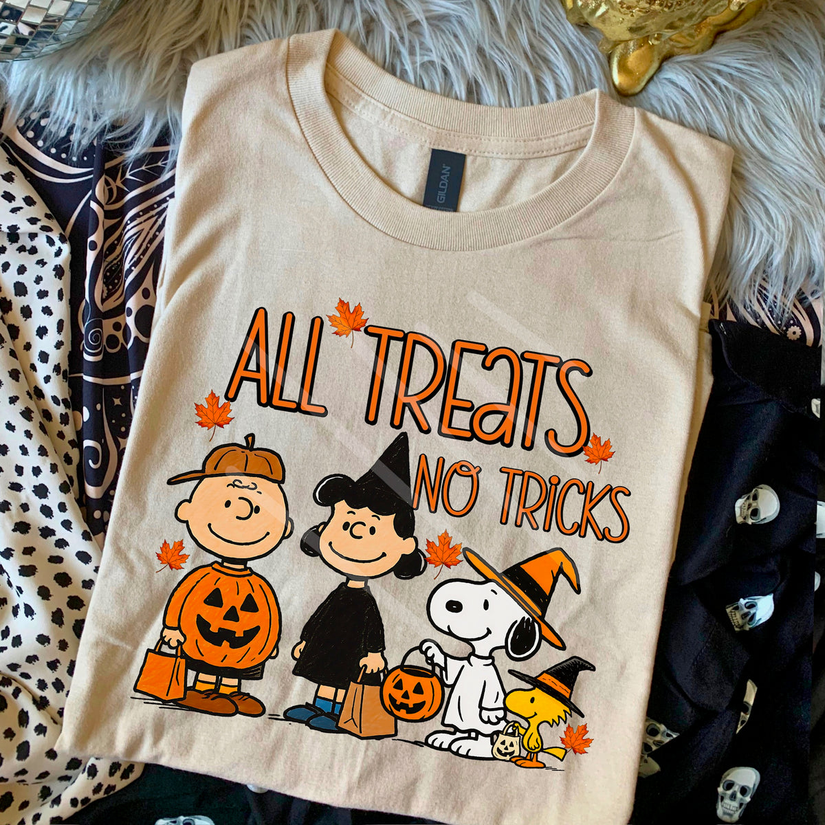 All Tricks no Treats peanut 110776 DTF transfer
