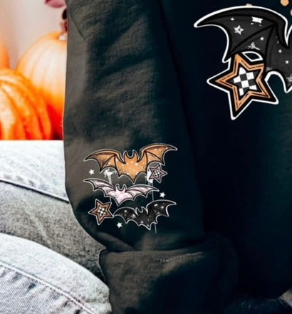 Bats white details (CSC) 106820 DTF transfer
