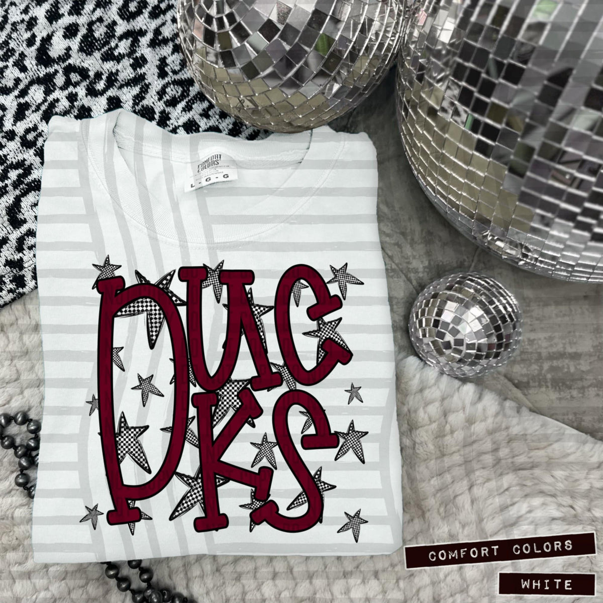 Maroon Staggered Mascots (Caplinger)