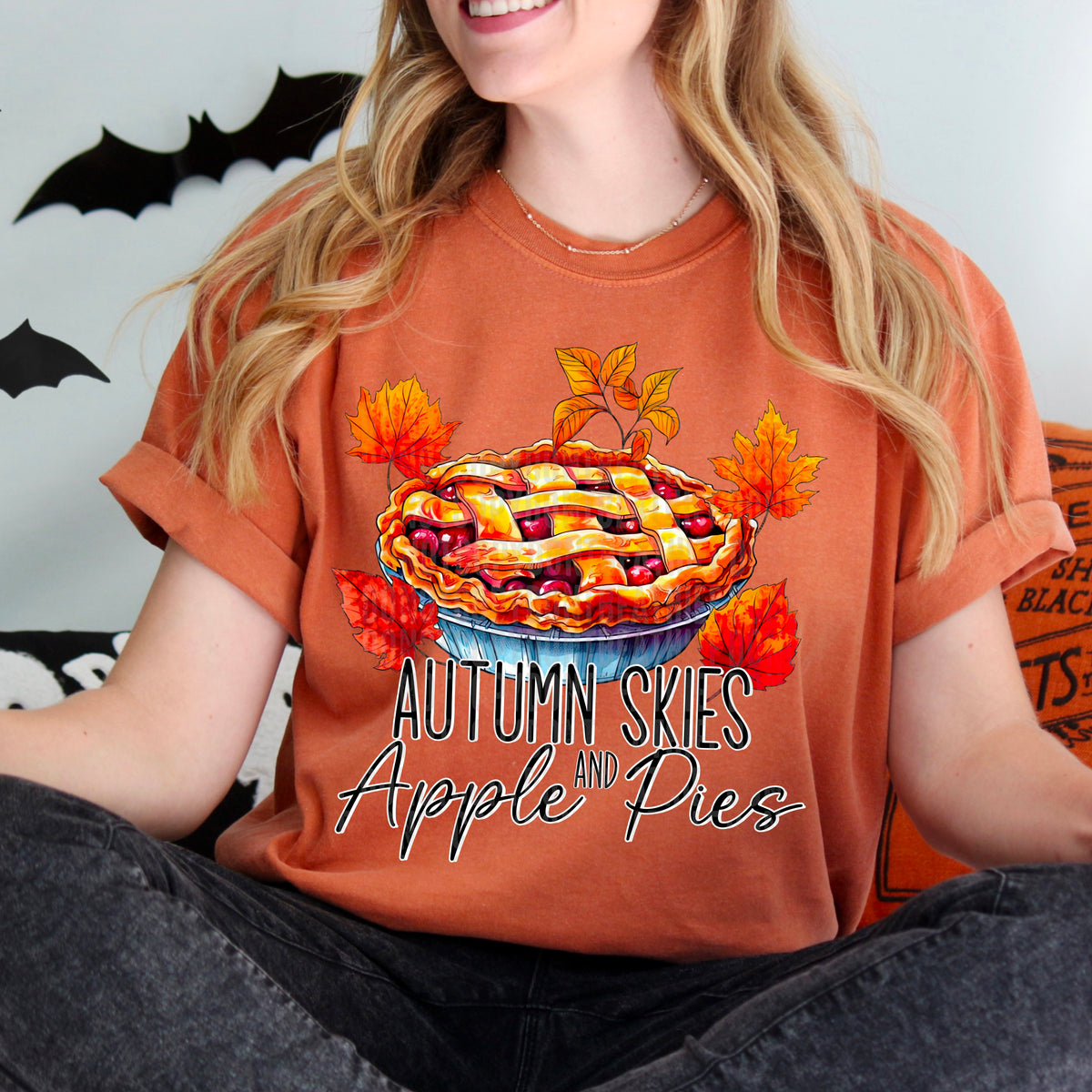 Autumn Skies and Apple Pies 113253 DTF transfer