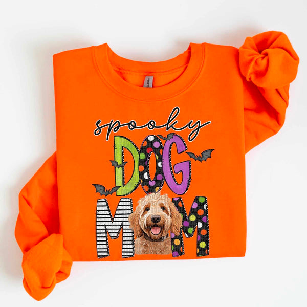 Spooky dog mom golden doodle 55480 DTF transfer