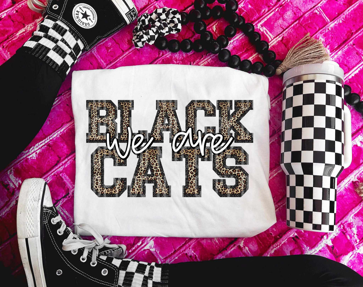 We are black cats leopard filled (caplinger) 70994 DTF transfer