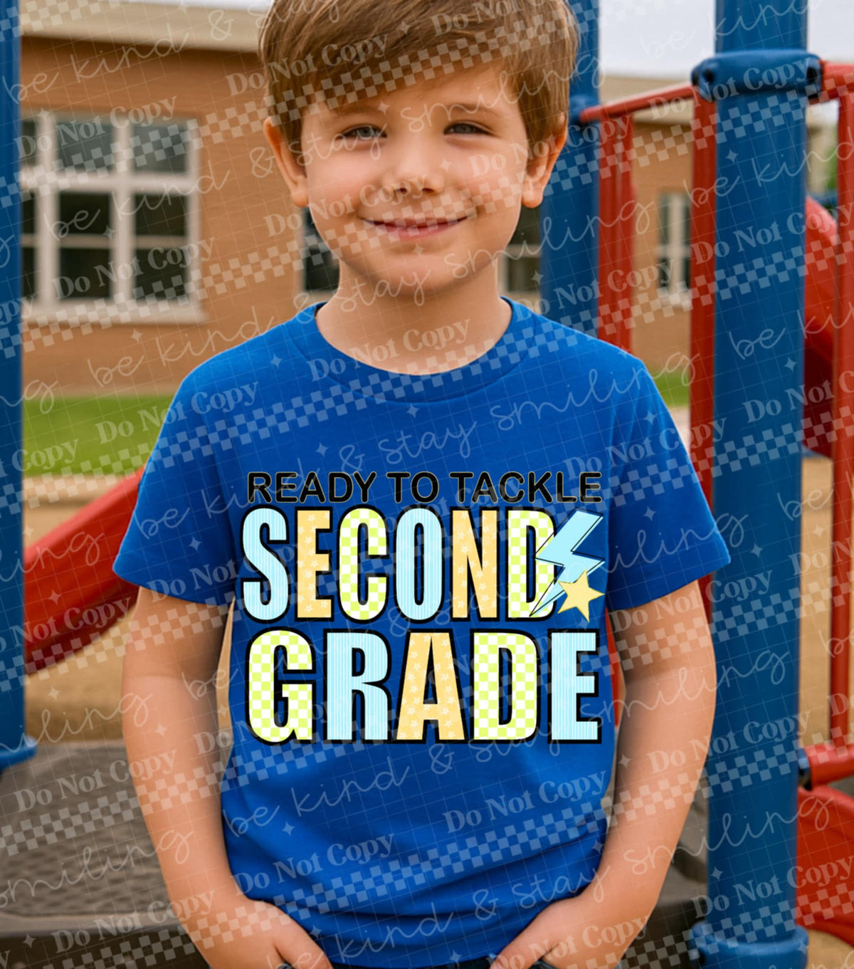 Ready To Tackle Second Grade DTF transfer