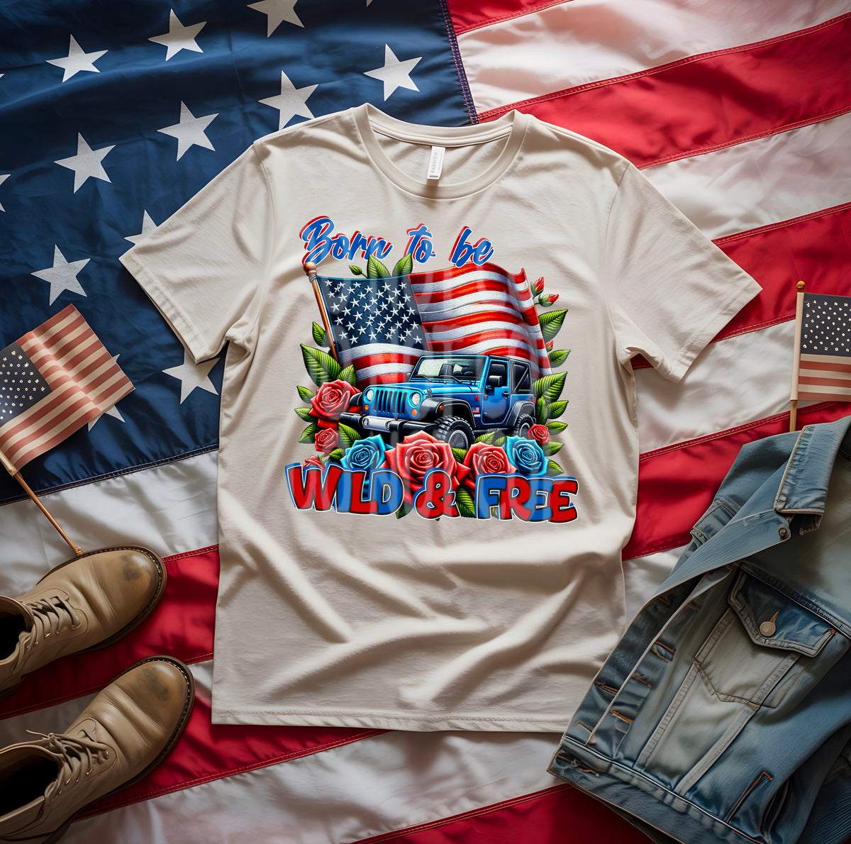 Born to be wild & free (DD) 102522 DTF transfer