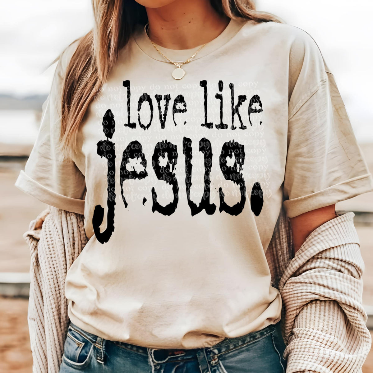 Love like jesus. (TTD) 94811 DTF transfer
