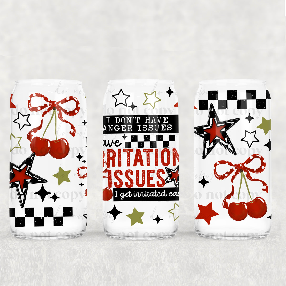 Irritation issues cherries (CSC) UV DTF WRAP